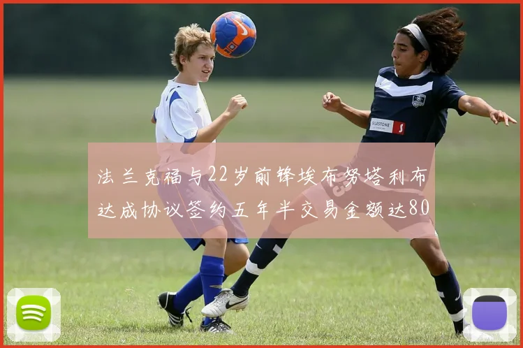 法兰克福与22岁前锋埃布努塔利布达成协议签约五年半交易金额达800万欧元